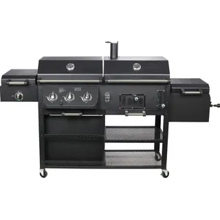 El Fuego Kombigrill Arizona 3 Brenner und Seitenbrenner Schwarz