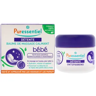 Puressentiel Rest and Relax Beruhigender Massage-Balsam für Babys für Kinder, 29 ml