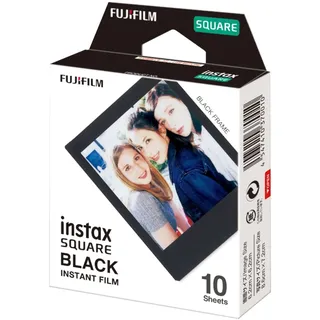 Fujifilm instax SQUARE Black Frame Sofortbildfilm, 10 Aufnahmen (16576532)