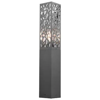 Trio Wegeleuchte Metall 10x60x10 cm 1 Stück grau