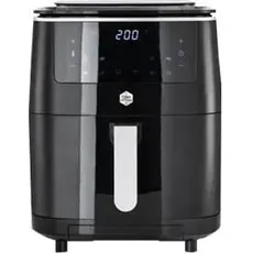 OBH Nordica FW2018S0 fryer Single 6.5 L Stand-alone Hot air fryer Black, Fritteuse, Schwarz