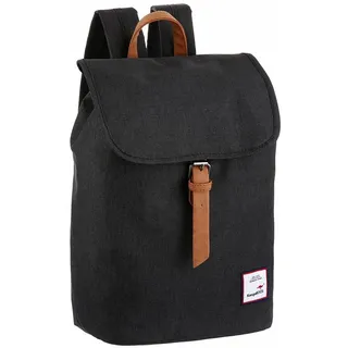 KangaROOS Cityrucksack in schlichter Optik, schwarz