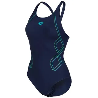 ARENA Damen Sport Badeanzug Graphic V Back