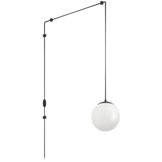 EGLO RONDO 3 PENDELLEUCHTE E27 SCHWARZ/OPAL