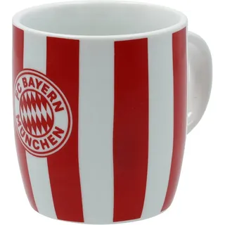 FC Bayern Tasse Stripes | Rot I 0,3l