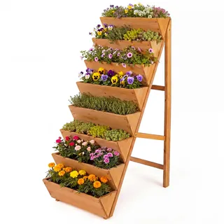 Fantask 8 stufiges vertikales Hochbeet 0 x 0 x 0 cm Orange