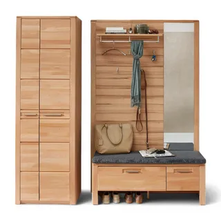 Stella Trading Nature ONE Garderobenschrank 200x201x40cm schwarz