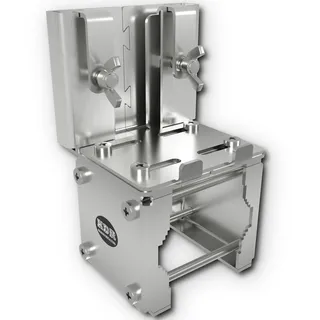 KDR Produktgestaltung Balkonfächerhalter 140 x 140 cm Silber Edelstahl