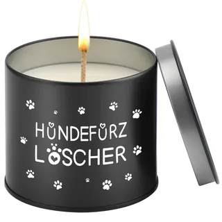 PRSTENLY Geschenke für Hundebesitzer Frauen Männer, 9OZ Duftkerze mit Spruch - Hundefurz Löscher, Geschenk für Frau Mann Kollegen Freundin zum Geburtstag Weihnachten