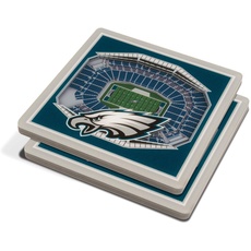 YouTheFan NFL Philadelphia Eagles 3D StadiumView Untersetzer – Lincoln Financial Field