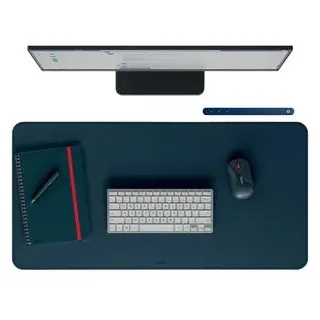 Leitz Schreibtischunterlage groß nachtblau Kunststoff 80,0 x 40,0 cm, 1 St.