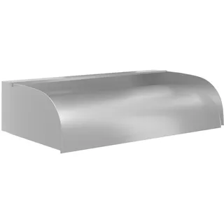 vidaXL Wasserfall mit LEDs 60x34x14 cm Edelstahl 304 - Silber