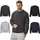 IMSWT205 Herren-Pullover mit recyceltem Garn umweltfreundlich Antipill flexibel und bequem Rundhalsausschnitt weicher Fleece-Top-Pullover Holzkohle Mergel 4XL