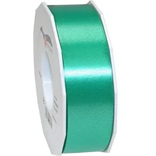 Präsent C.E. PATTBERG Geschenkband grün, 91 Meter Ringelband 25 mm zum Basteln, Dekorieren & Verpacken von Geschenken zu jedem Anlass