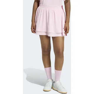 Sweatrock ADIDAS SPORTSWEAR "HOUSE OF TIRO", Damen, Gr. M, clear pink, active maroon, Obermaterial: 100% Polyester, Röcke Sweatrock