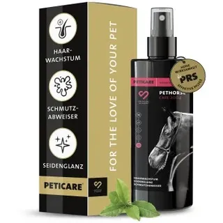 Peticare Mähnen- und Schweifpflege für Pferde, Wachstum Seidenglanz Kämmbarkeit 250 ml