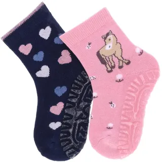 Sterntaler Baby - Mädchen Fli Fli Air Dp Pferd+herzen Hausschuh-Socken
