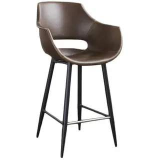 KAWOLA Thekenhocker Zaja 57 x 103 x 59 cm Dunkelbraun