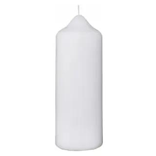 MP Stumpenkerzen, Brennlicht für ein schönes Ambiente, Format: 220 x 78 mm, 1 Stück, weiß