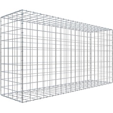 Bild Gabione, silbergrau, Maschenweite 10 cm x 10 cm