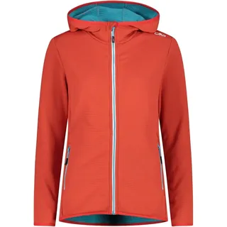 CMP Woman Jacket Fix Hood Campari 44 - Orange - 44
