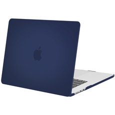 MOSISO Hülle Kompatibel mit MacBook Air 15 Zoll 2023 2024 Freigabe M3 A3114 M2 A2941 Chip mit Liquid Retina Display & Touch ID, Schützend Plastik Hartschale Case Cover, Marineblau