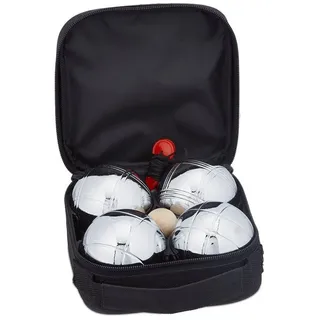 Relaxdays Boule Spiel, 4 x)