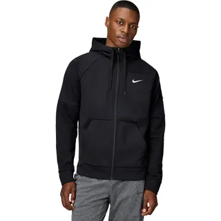 Nike Therma-FIT Fitness Kapuzenjacke Herren 010 black/black/white S