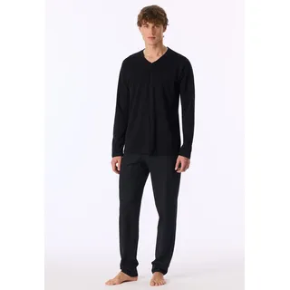 SCHIESSER Schlafanzug Uncover Nightwear Schwarz 54