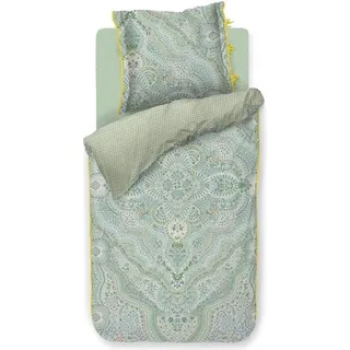 Pip Studio Bettwäsche-Garnitur Alfombra Farbe Hellblau Größe 135x200+80x80 cm + 1x 80x80 - Hellblau