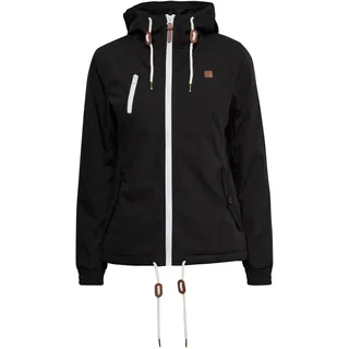 Kurzjacke OXMO "Kurzjacke OXTilda", Damen, Gr. L, schwarz, Obermaterial: 65% Polyester PES. 35% Baumwolle CO., Jacken Kurzjacke