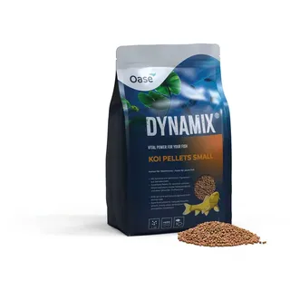 OASE Dynamix Koi Pellet klein 8 L - Koifutter für alle Kois bis 20 cm Körperlänge, Teichfischfutter in Pelletform (3-4 mm), für natürlich schönes Wachstum