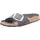 für Damen. 1006523 Leder-Sandalen Madrid (Schmale Passform) schwarz (40), Wohnung, Keine, Lässig