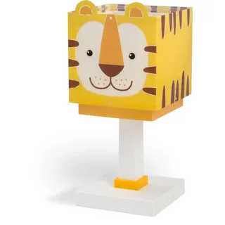 Dalber Kinder Tischlampe Nachttischlampe kinderzimmer Little Tiger Tiere, gelb, 64561, E14