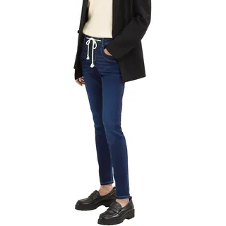 TOM TAILOR Damen Tapered Relaxed Jeans mit Kordelzug