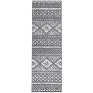 Carpet City Outdoorteppich Santorini 435, 3D-Effekt, Boho-Look« rechteckig 5 mm Höhe Wetterfest & UV-beständig für Terrasse, Balkon, Küche, Flur,