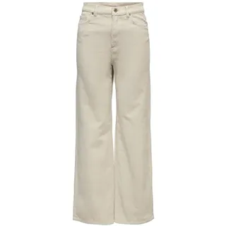 ONLY Damen Cordhose ONLHOPE GLOBAL EX Relaxed Fit - Beige 34 36 38 40 42 Cotton, Größe:38W / 32L, Farbe:Oatmeal 15263179