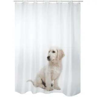 MSV Duschvorhang Scott 180 x 200 cm beige