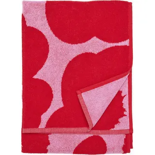 Marimekko UNIKKO Handtuch 50 x 70 cm rosa/rot