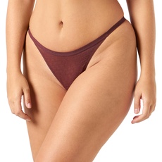 Triumph Damen Triumph Signature Sheer String Briefs, Decadent Chocolate, 38 EU