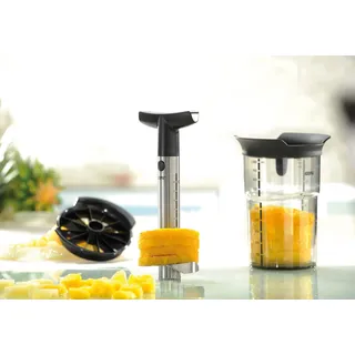 GEFU Obstschneider PROFESSIONAL PLUS Edelstahl Kunststoff schwarz