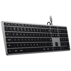 Satechi Slim W3 - Tastaturen - Nordisch - Grau