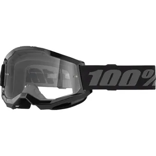 100% 100percent Strata 2 Junior Brille - Black - Clear Lens