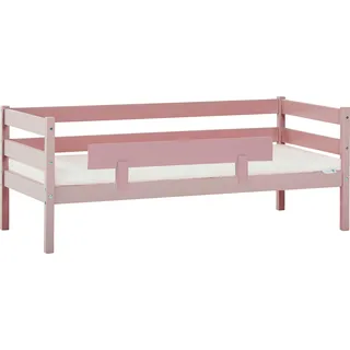 Hoppekids Einzelbett »ECO Comfort Kinderbett, Kiefer Massivholz, Jugendbett inkl. Rollrost«, 70x160 cm, wahlweise in verschieden Farben/ Matratze/ Absturzsicherung, rosa