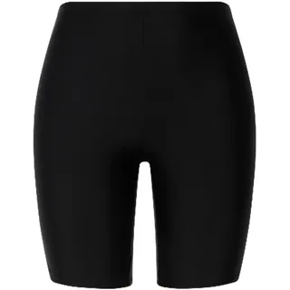 Ulla Popken Damen bis 64, Badeshorts, Schwimm-Radler, Badehose mit Rundum-Gummibund, Sonnenschutz, Schnelltrocknend schwarz 50 698609 10-50
