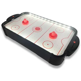 Mad Monkey 2000078 Airhockey Tisch, Weß, Rot, Schwarz