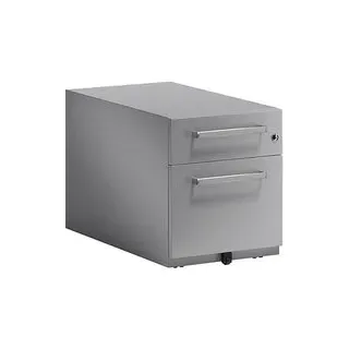 BISLEY Note Rollcontainer silber 2 Auszüge 42,0 x 77,5 x 49,5 cm