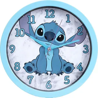 Lilo & Stitch - Wanduhr TA11910 (Einheitsgröße) (Himmelblau) - Himmelblau