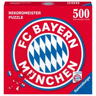 Ravensburger FC Bayern Saison 2022/2023 1000 Teile FC Bayern München Rundpuzzle für Erwachsene und Kinder ab 14 Jahren