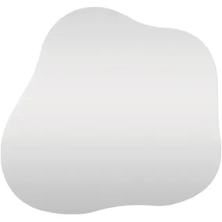 Wandspiegel , Klar , Glas , organisch , 55x50x0.5 cm , Garderobe, Garderobenspiegel